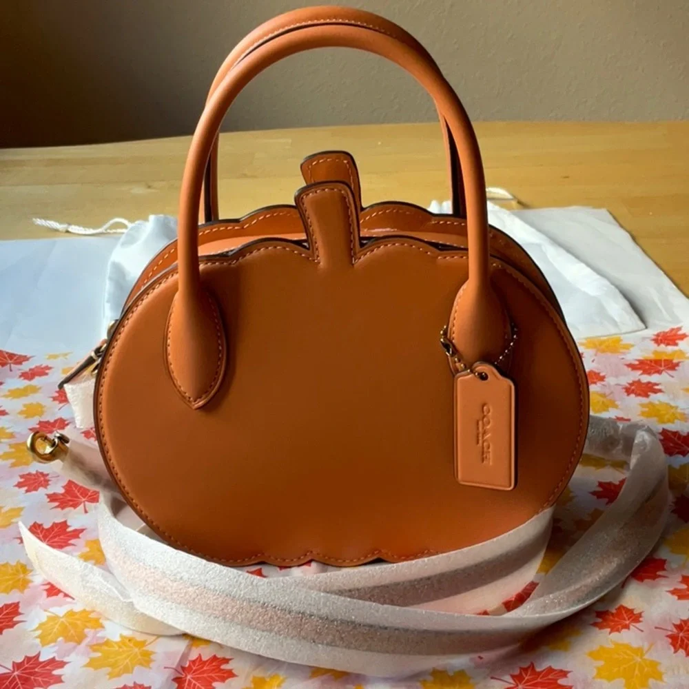 🎃  COACH PUMPKIN BAG 🎃 NWT 🎃 - Picture 15 of 16